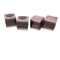 Folding private brand round lip care balm packaging pink lip scrub custom box